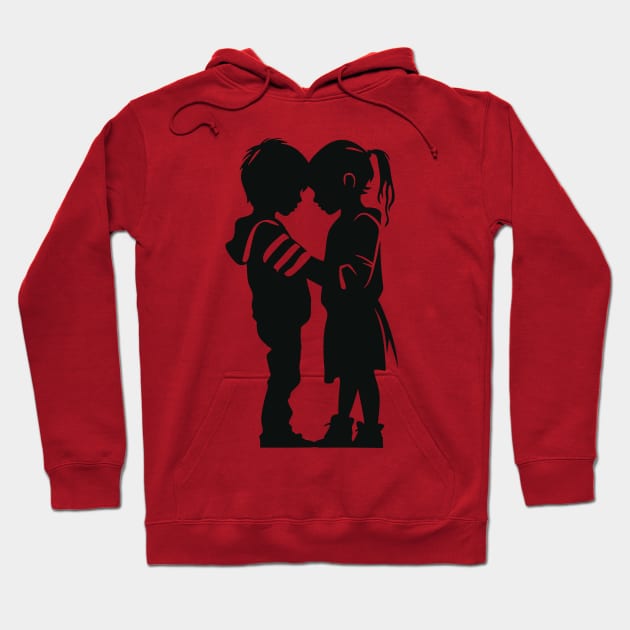 Boy and Girl - Forever Young Hoodie by 6StringD